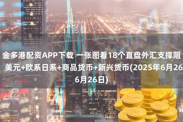金多港配资APP下载 一张图看18个直盘外汇支撑阻力：美元+欧系日系+商品货币+新兴货币(2025年6月26日)